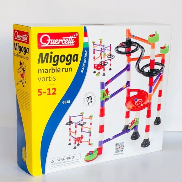 Quercetti  75 Pcs Migoga Marble Run Vortis New Sealed For Age 5-12 Years Old - Picture 8 of 13
